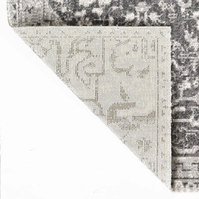 Tappeto da Esterni a Tessitura Piatta 115x170 cm Grigio Chiaro