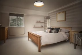 Osram - Plafoniera LED dimmerabile ORBIS LIVIA LED/16W/230V Ø 30 cm bianco/marrone