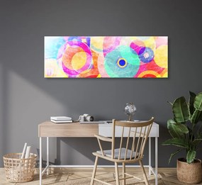 Quadro su tela – Cerchi colorati
