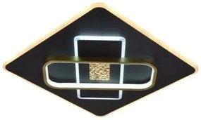 Plafoniera LED dimmerabile LED/90W/230V nero + telecomando