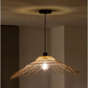 Brilagi - Lampadario LED a sospensione con cavo CERIA BOHO 1xE27/40W/230V Ø 100 cm in bambù