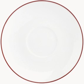 Set di 6 piattini in porcellana Basic White