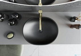 Lavabo da appoggio MEXEN GU1798 in ceramica, in più finiture tra cui nero opaco e oro