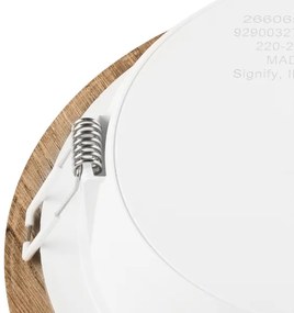 Faretto LED WOODY SPOT 16,5W 230V 4000K noce Ø18,5 cm