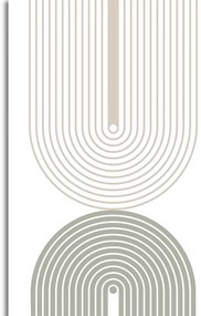 Quadro su tela – Arcobaleni minimalisti Mid-Century