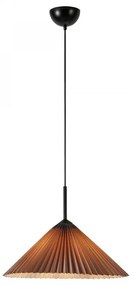 Markslöjd 108709 - Lampadario a sospensione con filo PLISADO 1xE27/40W/230V diametro 50 cm grigio