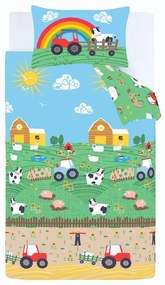 Set copripiumino e federa da bambini per culla 120x150 cm Farmyard Animals – Catherine Lansfield