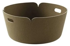 Restore Round Cestino Brown Green - Muuto