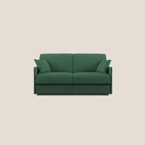 Evans Divano letto in morbido tessuto impermeabile T02 verde