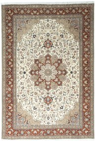 Tabriz Tappeto 300x200 Beige (Iran) Annodato A Mano