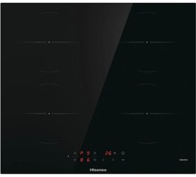 Hisense Hi6401bsce Piano Cottura A Induzione 60cm 4 Zone Colore Nero