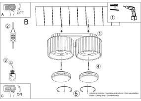 Sollux SL.1798 - Faretto AURA 2xGX53/10W/230V verde