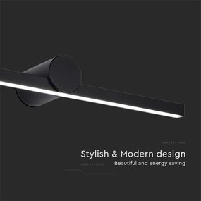 Lampada LED per specchio da bagno 10W/230V 3000K IP65 nera