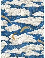 Josephine Munsey Tapete Cumulus Luna - Bright Blue
