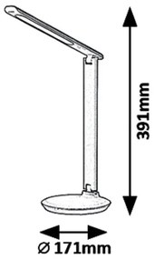Rabalux 6979 - Lampada da tavolo LED dimmerabile OSIAS LED/9W/230V