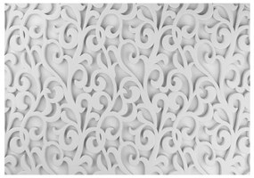 Fotomurale  White ornament  Colore Bianco, Dimensioni e Misure 300x210