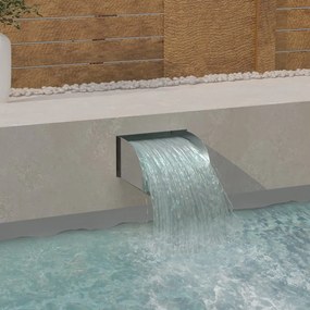 Cascata Con Led 30x34x14 Cm İn Acciaio Inox 304 /