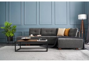 Divano angolare grigio scuro (angolo destro) Manama - Balcab Home