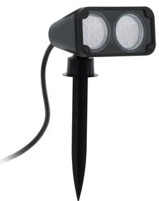 Eglo 93385 - Lampada da esterno NEMA1 2xGU10/3W/230V IP44