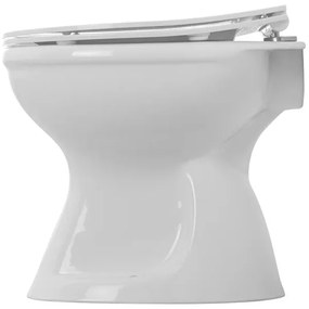 Wc singolo tradizionale in ceramica con scarico a terra linea Zeta