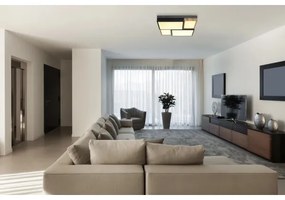 Globo 67286-50 - Plafoniera LED GUNDI LED/50W/230V marrone/nero