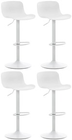 Sgabelli Da Bar Almada: Set Di 4 - Comfort E Stile Senza Tempo / Weiß