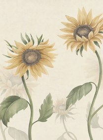 Sandberg Carta da parati panoramica Sunflowers - Yellow