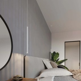 Lampadario in Acciaio a Sospensione PASTELO 1 G9 Bianco da Interno