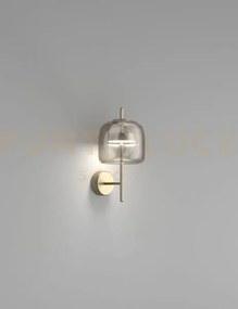 Jube applique a parete s fume' trasparente oro satinato 2 l2214 1 ...