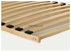 Casa/pavimento letto per bambini in legno di pino 90x200 cm in colore naturale Mila DMP - Adeko