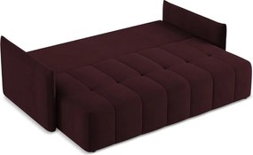 Divano burgundy allungabile/con contenitore 225 cm Moku – Makamii