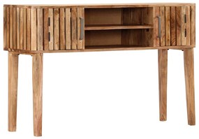 Tavolo consolle 120x35x76 cm legno massello di acacia