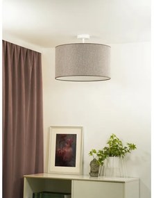 Duolla - Lampadario a plafone ROLLER ECO RECYCLING 1xE27/15W/230V diametro 45 cm marrone