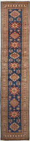 Kazak Tappeto 80 x 390 Blu (Pakistan) Annodato A Mano