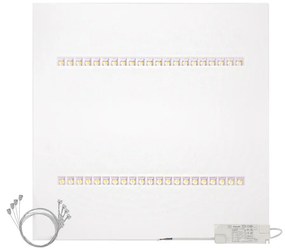 Pannello LED Sospeso 60x60 28W/36W/42W CCT CRI92 con driver Philips Colore Bianco Variabile CCT