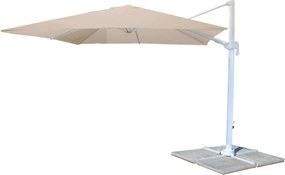 BACTRUS - ombrellone da giardino decentrato 3 x 4 m