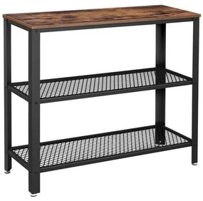 Tavolino d'appoggio LUVOR marrone/nero