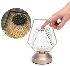 Aigostar- Lampada ricaricabile dimmerabile LED/1W/5V 2700/4000/6500K 1800mAh 20 cm