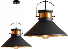 Lampada da soffitto ASTI B Nero/Oro