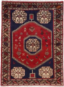 Shiraz Tappeto 140 x 190 (Iran) Annodato A Mano
