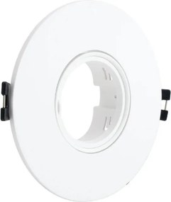 Faretto da Incasso Orientabile Foro Ø75-80mm Bianco