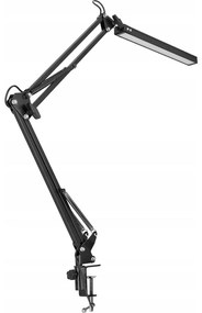 Lampada da tavolo LED dimmerabile con clip LED/10W/5V 3000/4000/6000K nera