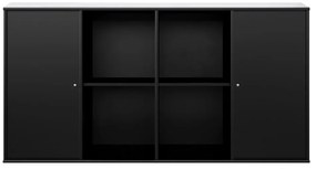 Cassettiera bassa sospesa nera 136x69 cm Mistral Kubus - Hammel Furniture