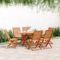 Sedie da Giardino Pieghevoli 6 pz 51x66x95 cm Legno di Acacia 3214472