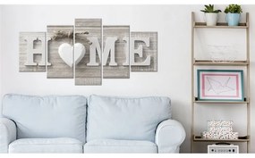 Quadro Love Sanctuary  Colore Bianco, Dimensioni e Misure 200x100