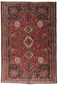 Shiraz Tappeto persiano 320x210 Rosso (Iran) Annodato A Mano