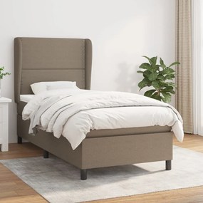 Giroletto A Molle Con Materasso Tortora 100x200 Cm İn Tessuto /