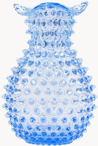 Vaso in vetro soffiato Blonde Hobnail, alt. 21 cm