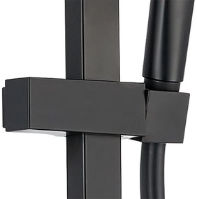 Colonna doccia senza miscelatore Studio V3 nero