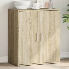 Credenza Rovere Sonoma 79x38x80 Cm İn Legno Multistrato /
